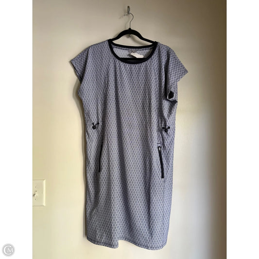 Dress Casual Midi By Talbots In Navy, Size: L