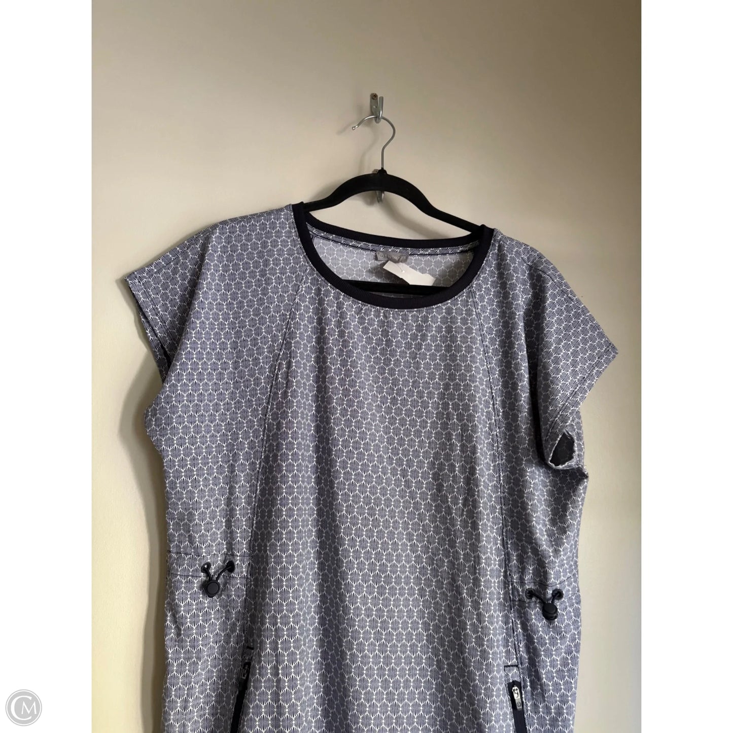 Dress Casual Midi By Talbots In Navy, Size: L