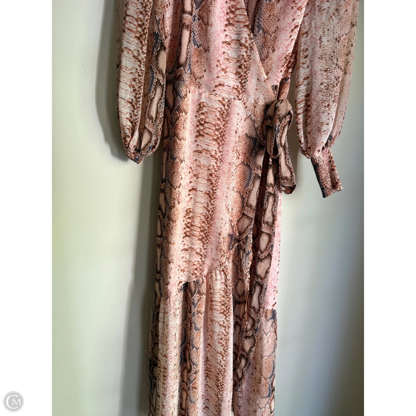 Dress Party Long By Bar Iii In Animal Print, Size: Xs