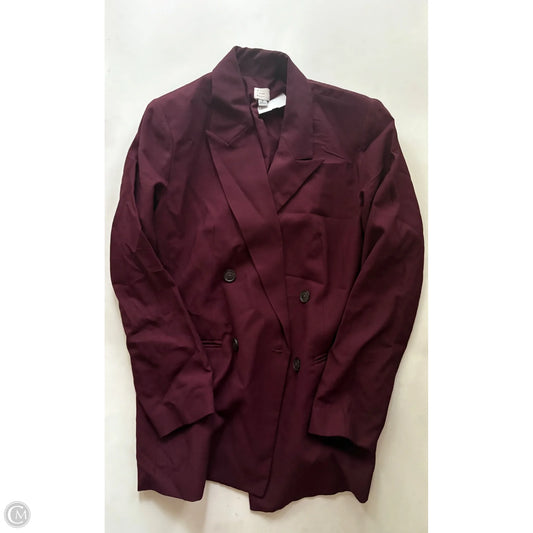 Blazer By A New Day In Maroon, Size: M