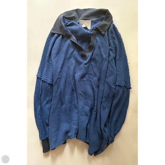 Top Long Sleeve By We The Free In Blue, Size: S