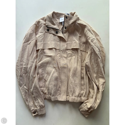 Jacket Moto By Nine West In Cream, Size: S