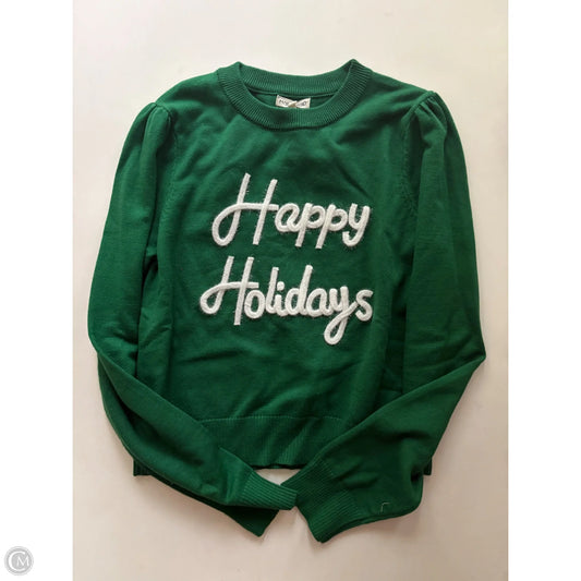 Sweater By Main Strip In Green, Size: M