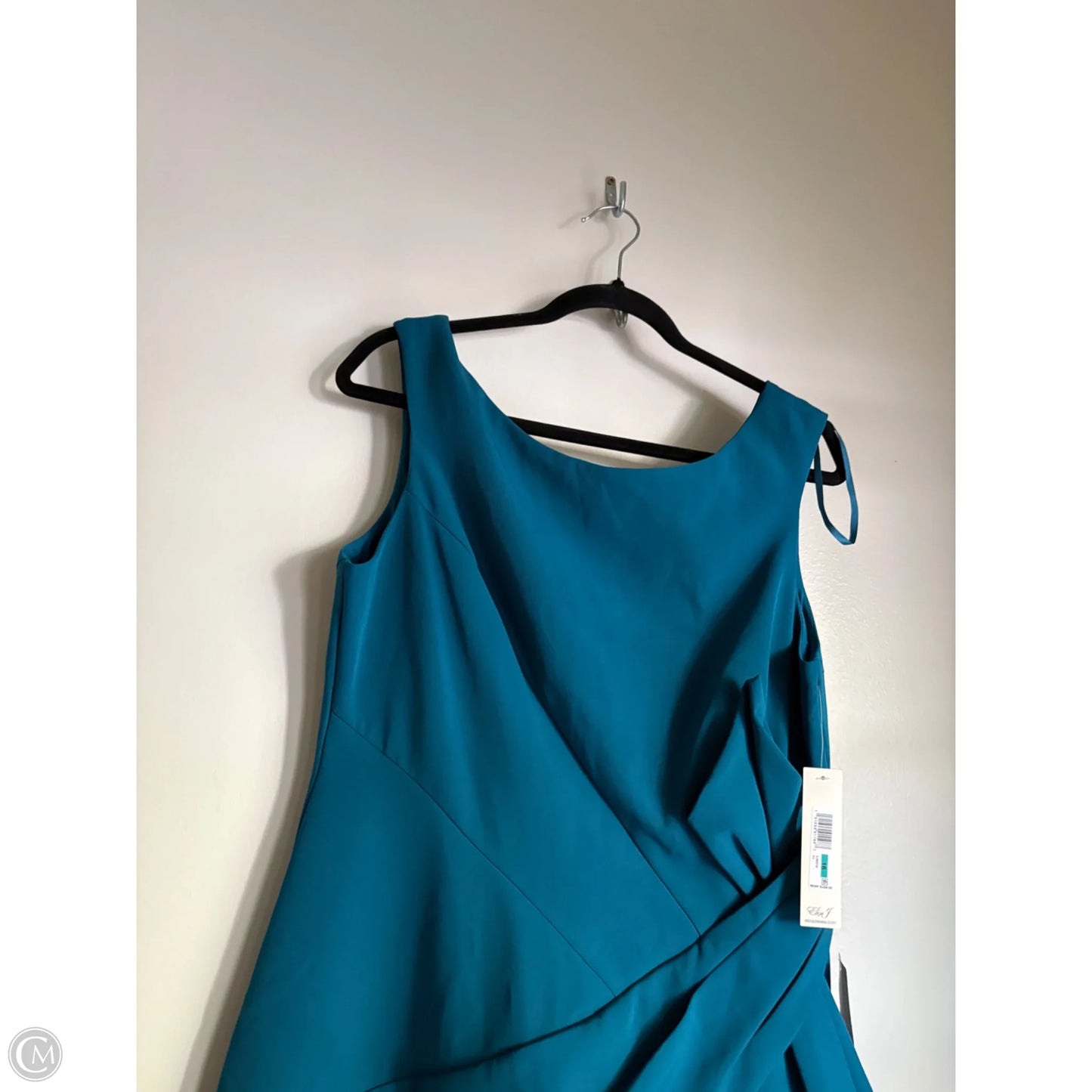 Dress Party Midi By Eliza J In Blue, Size: Xl