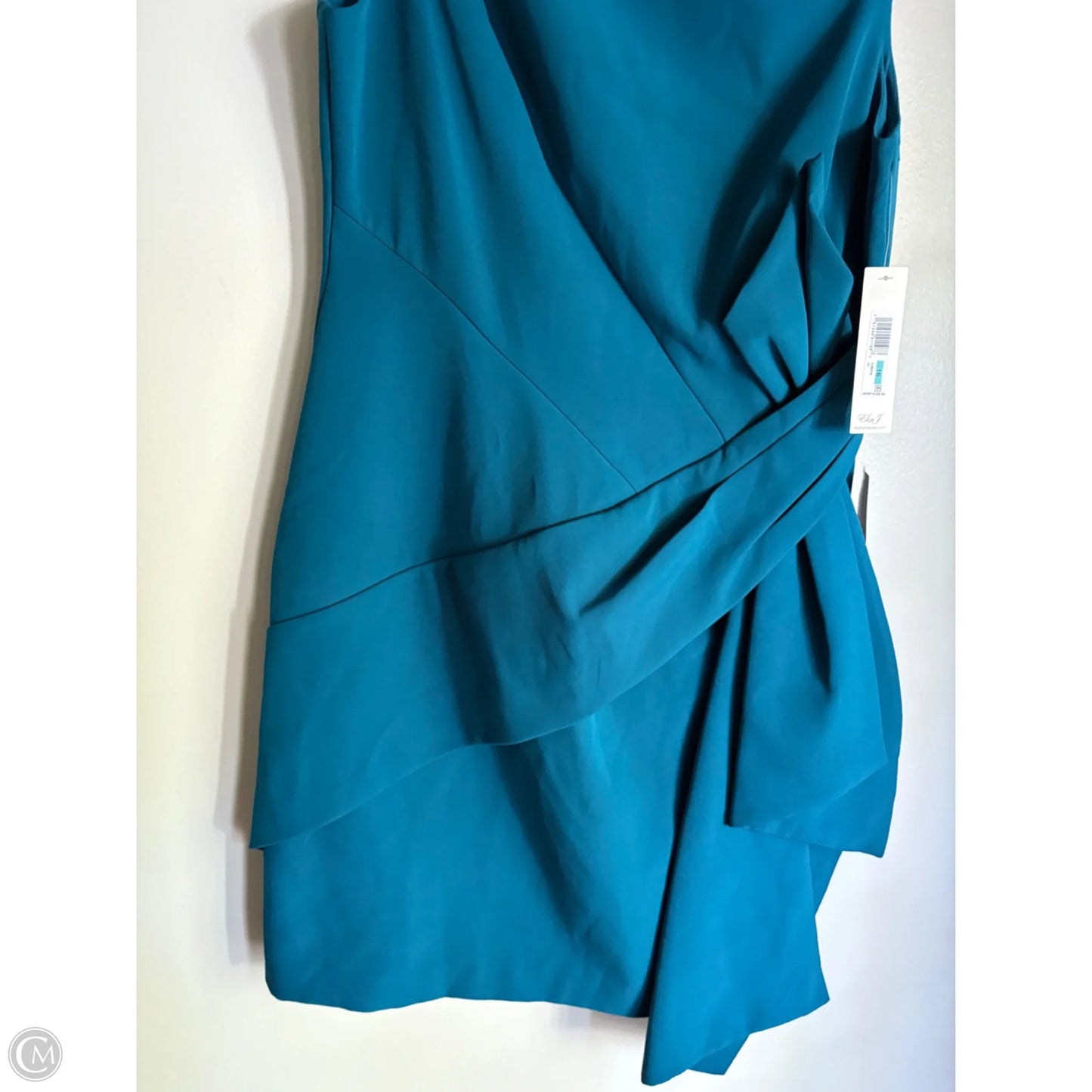 Dress Party Midi By Eliza J In Blue, Size: Xl