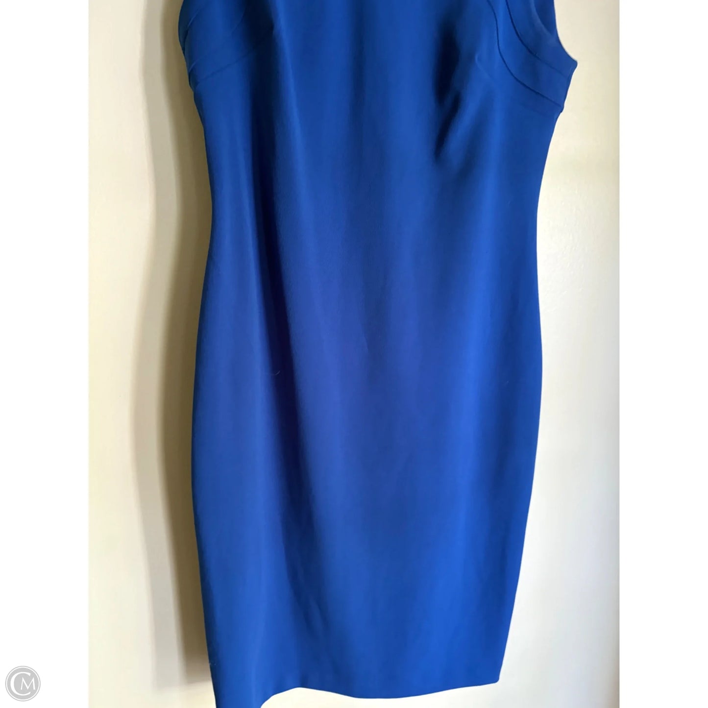 Dress Work By Calvin Klein In Blue, Size: M