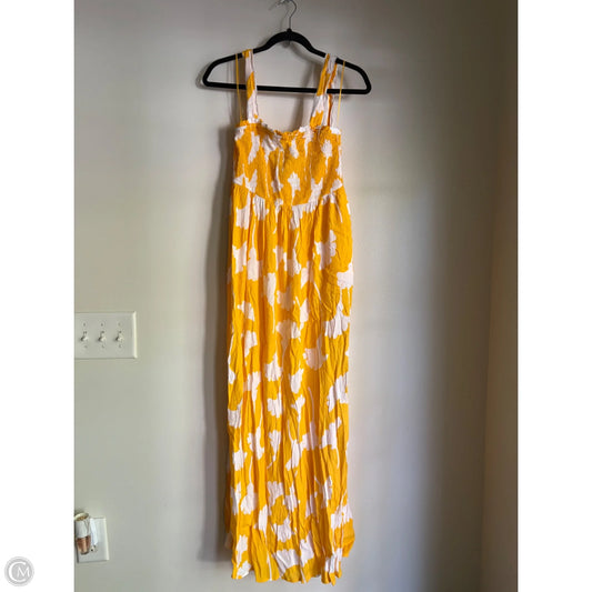 Dress Casual Maxi By Clothes Mentor In Yellow, Size: S