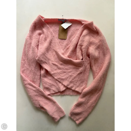 Top Short Sleeve By Ee Some In Pink, Size: L