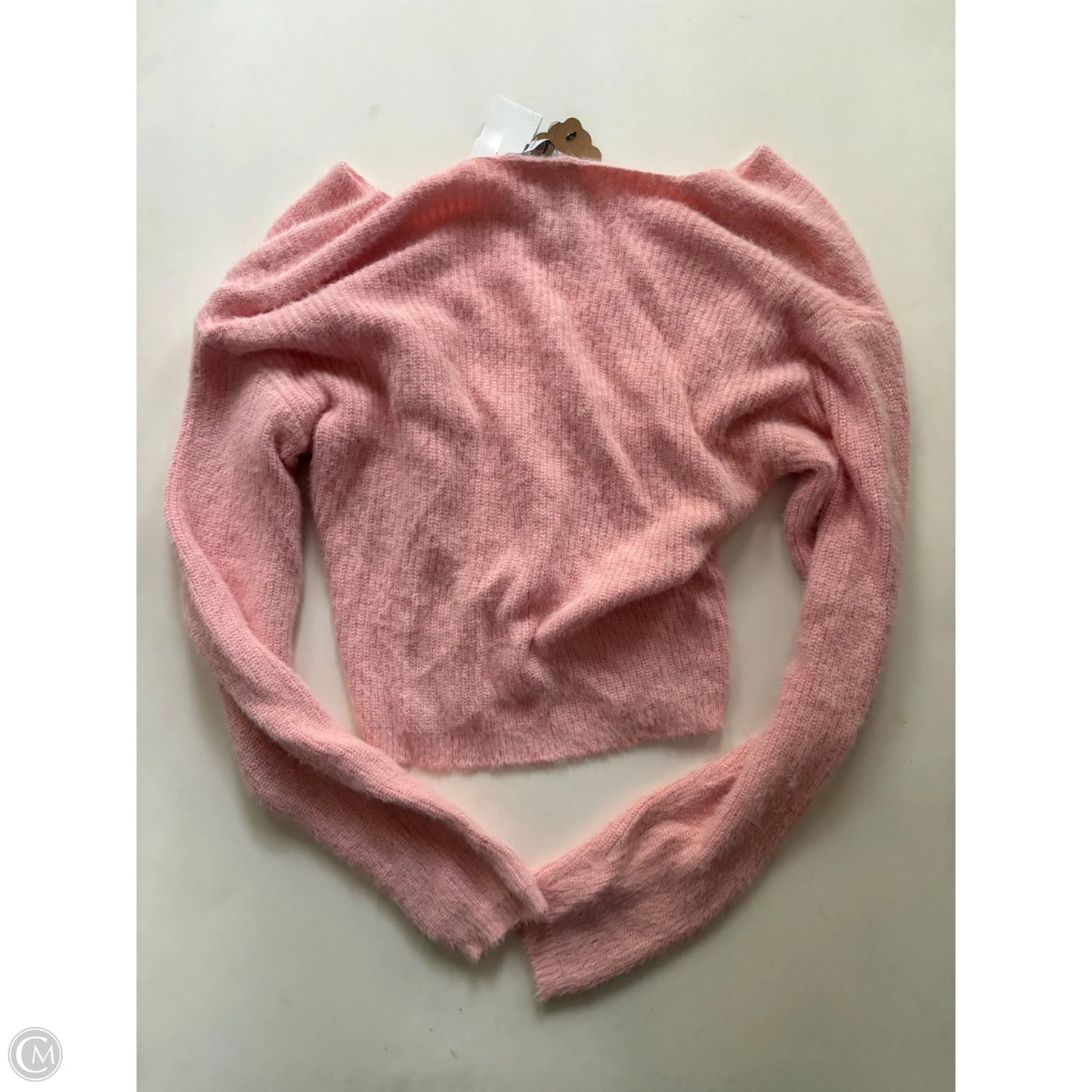 Top Short Sleeve By Ee Some In Pink, Size: L