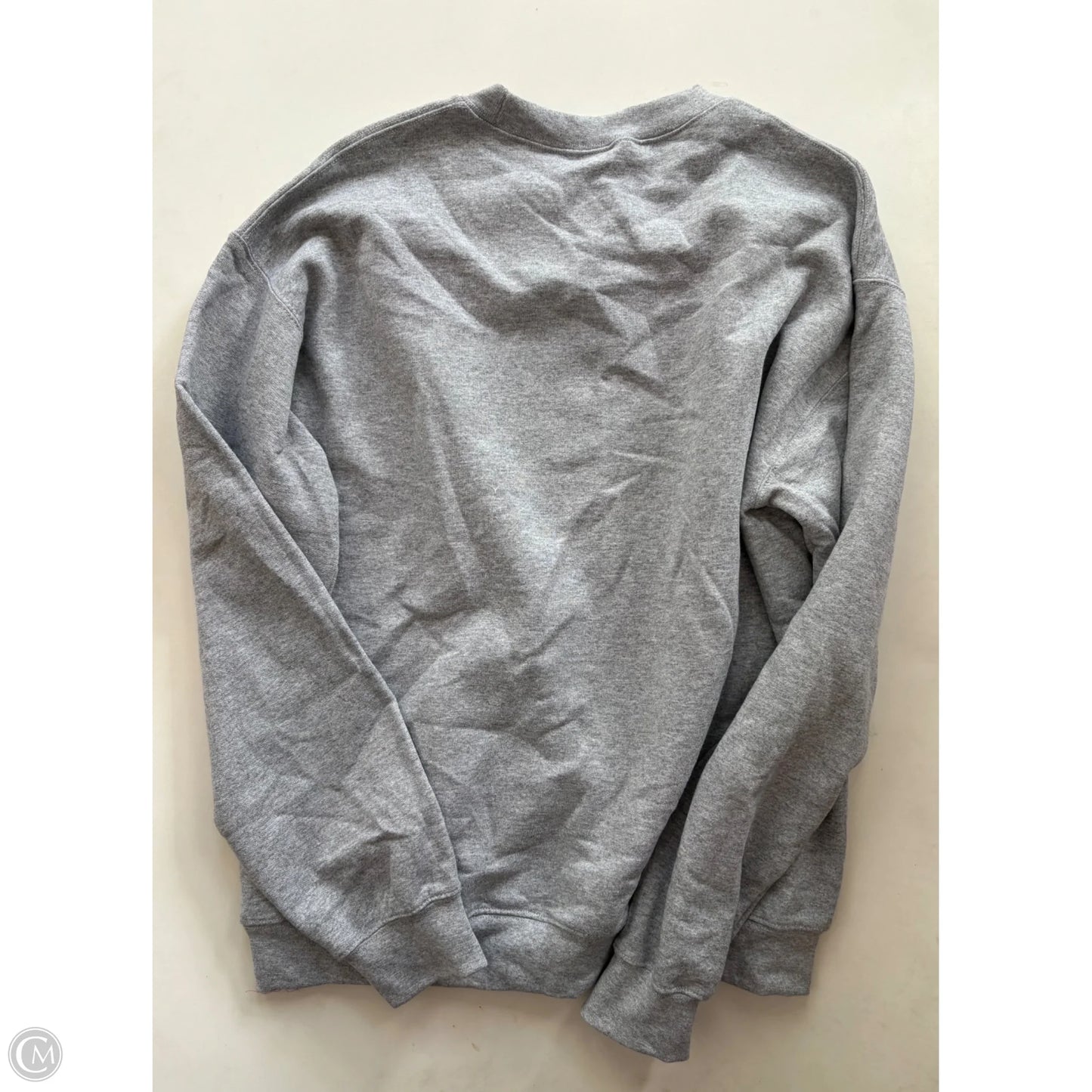Sweatshirt Crewneck By Clothes Mentor In Grey, Size: M