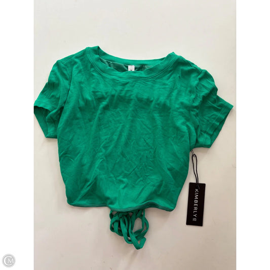 Top Short Sleeve By Cmc In Green, Size: M