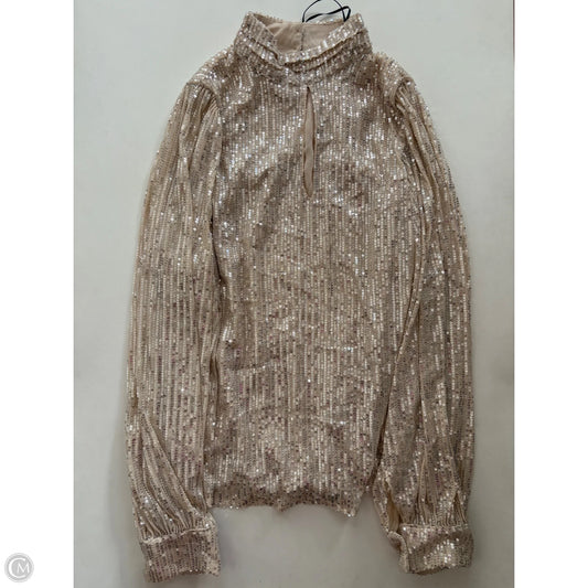 Blouse Long Sleeve By Vine & Love In Cream, Size: M
