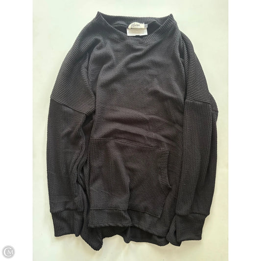 Top Long Sleeve By Cmc In Black, Size: S