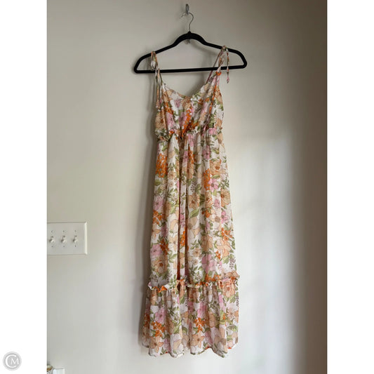 Dress Casual Short By August Sky In Floral Print, Size: S