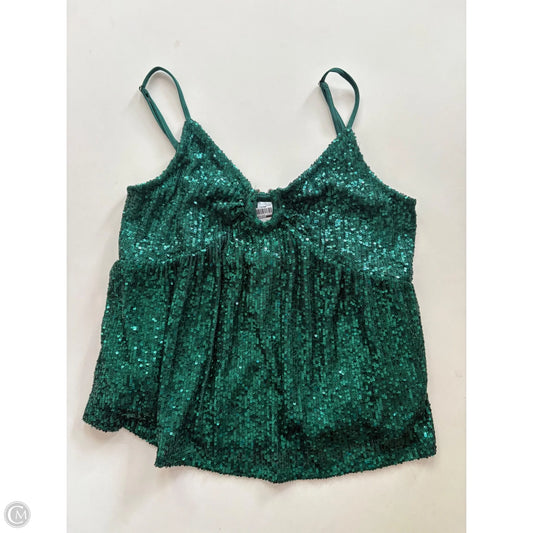 Tank Top By Love On A Hanger In Green, Size: M
