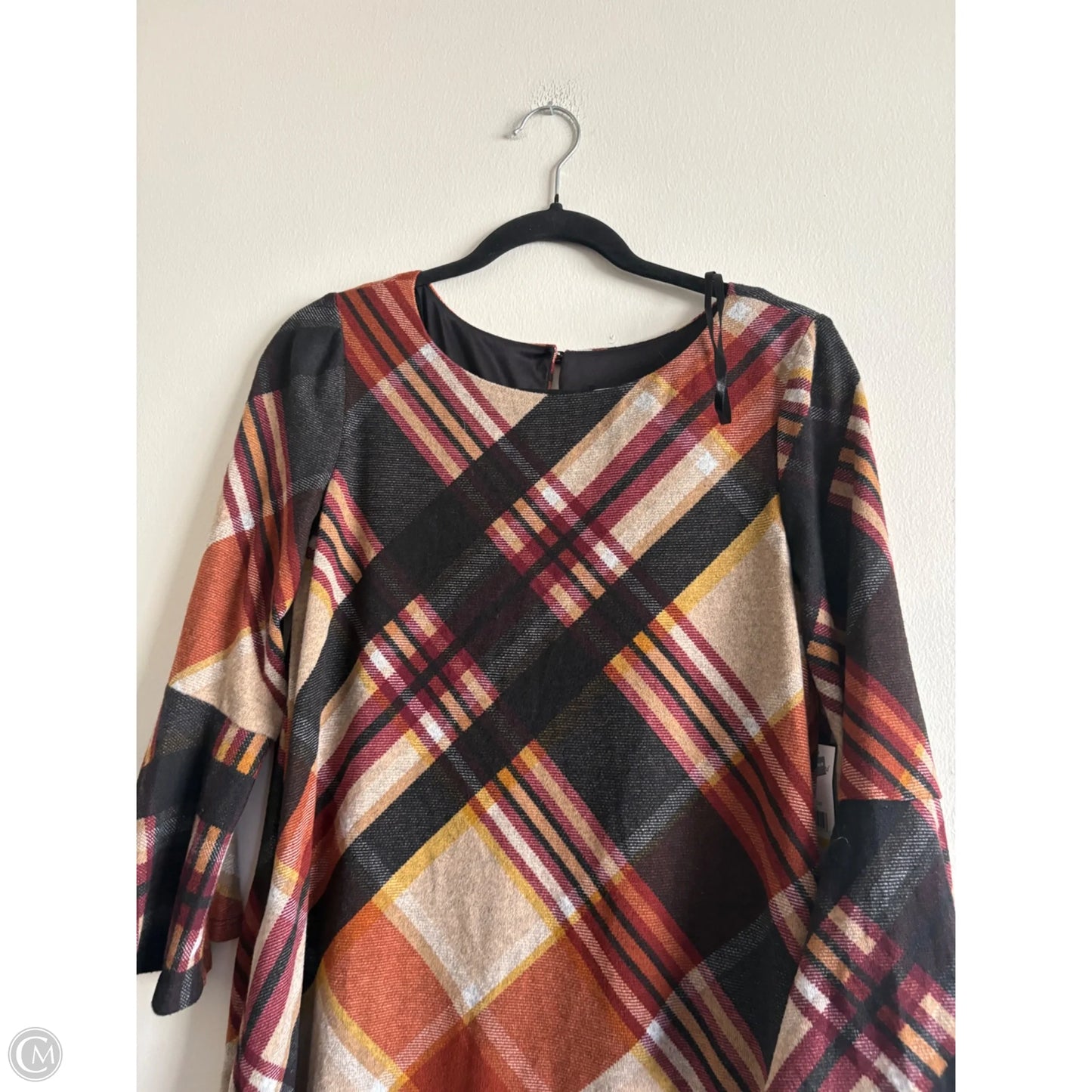 Dress Work By Jessica Howard In Plaid Pattern, Size: M