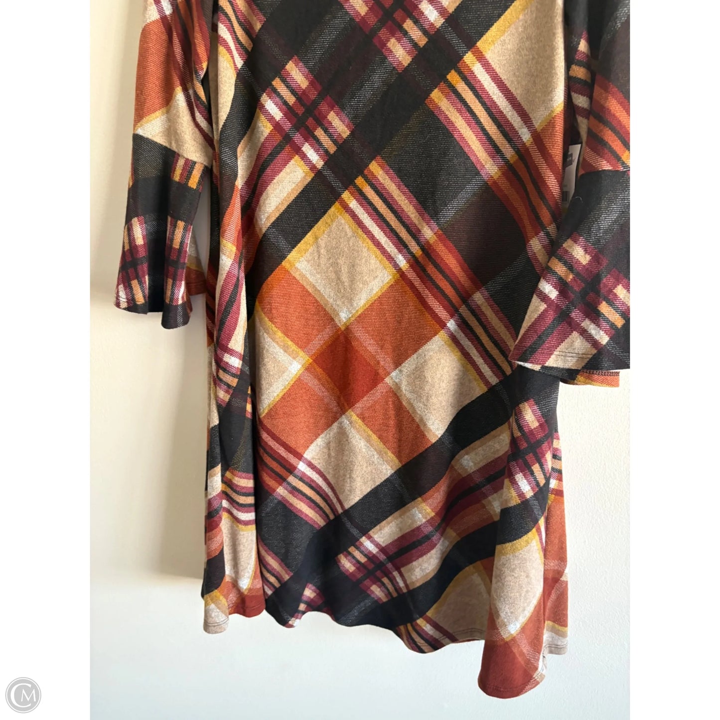 Dress Work By Jessica Howard In Plaid Pattern, Size: M