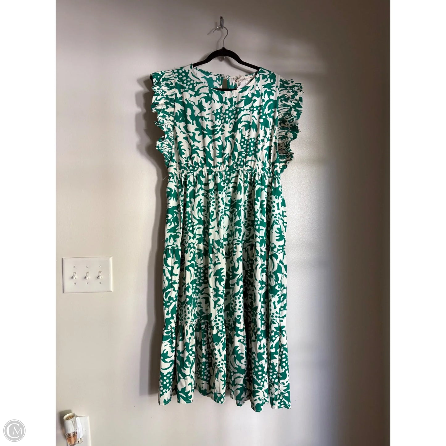 Dress Casual Midi By Grace &Emma In Green, Size: Xl