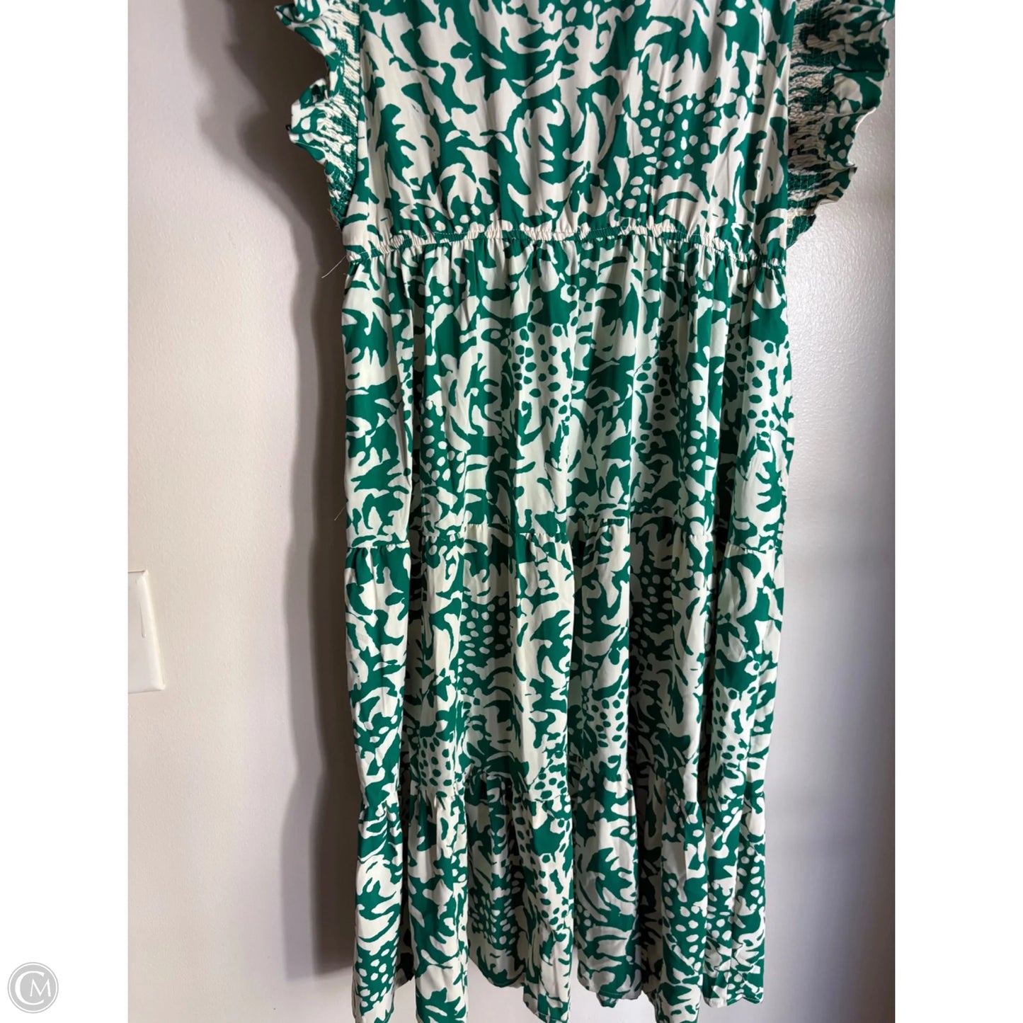Dress Casual Midi By Grace &Emma In Green, Size: Xl