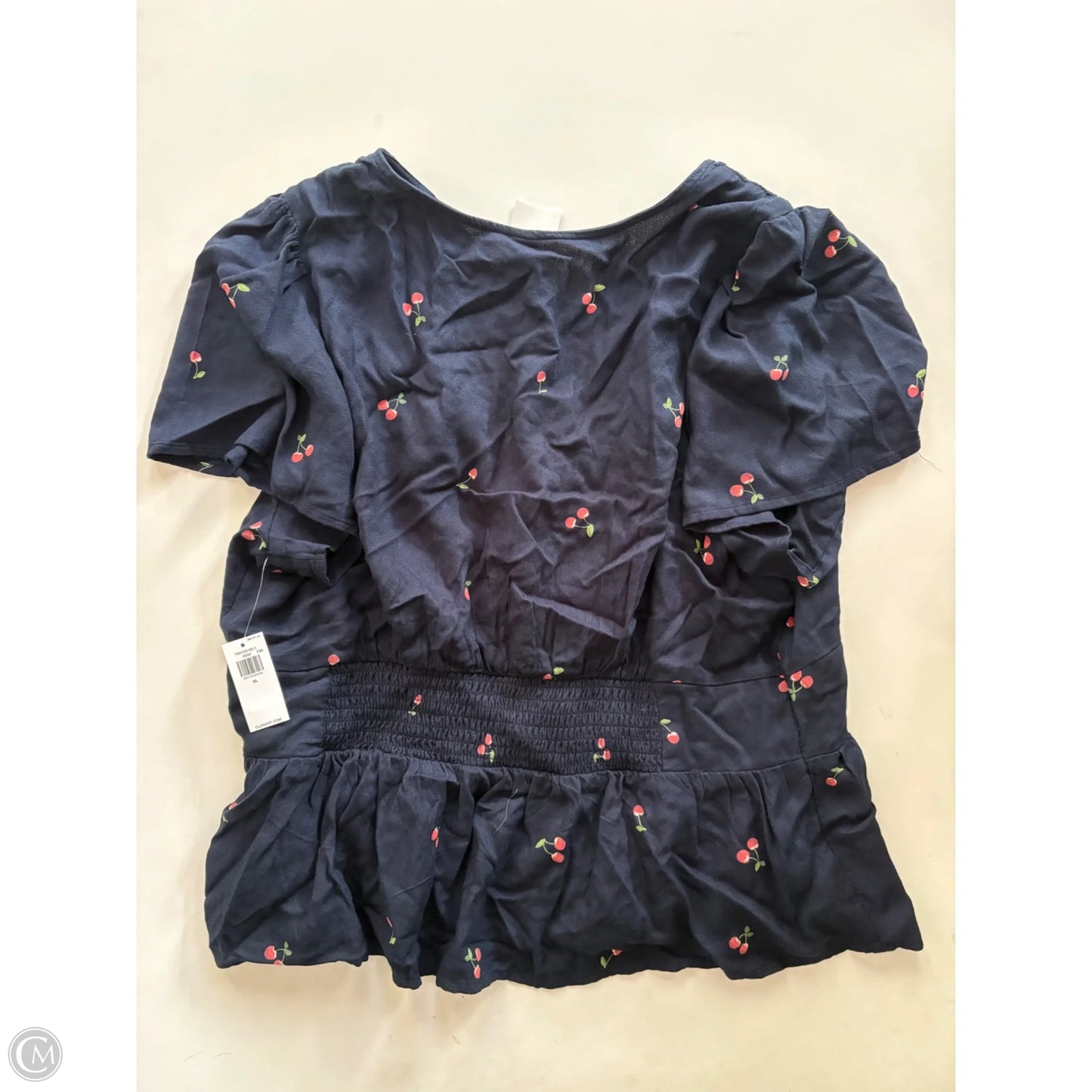 Top Short Sleeve By Old Navy In Navy, Size: Xl