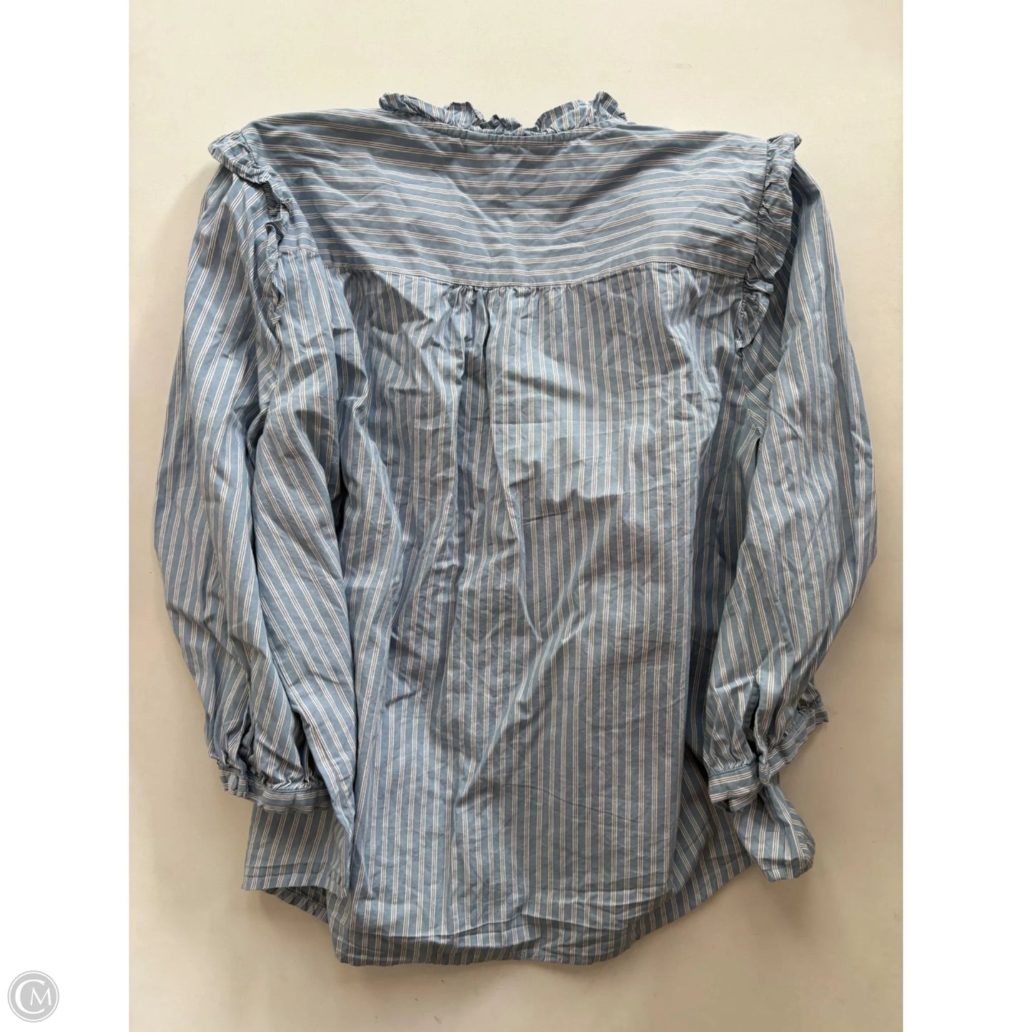 Top Long Sleeve By Lc Lauren Conrad In Striped Pattern, Size: 2x