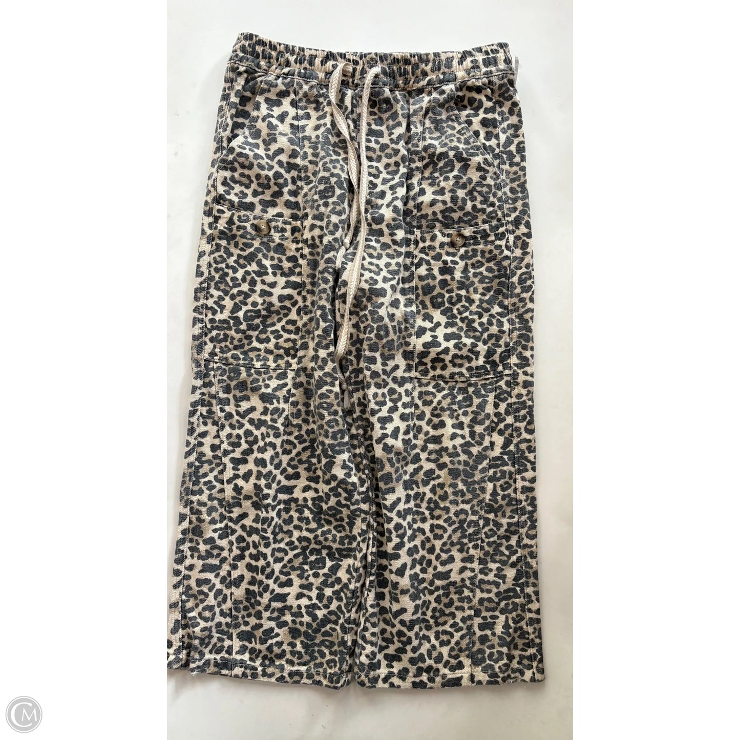 Jeans Wide Leg By Bohme In Animal Print, Size: 8