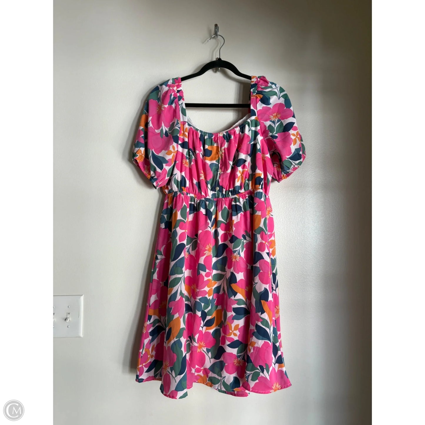 Dress Casual Midi By Jodifl In Floral Print, Size: L