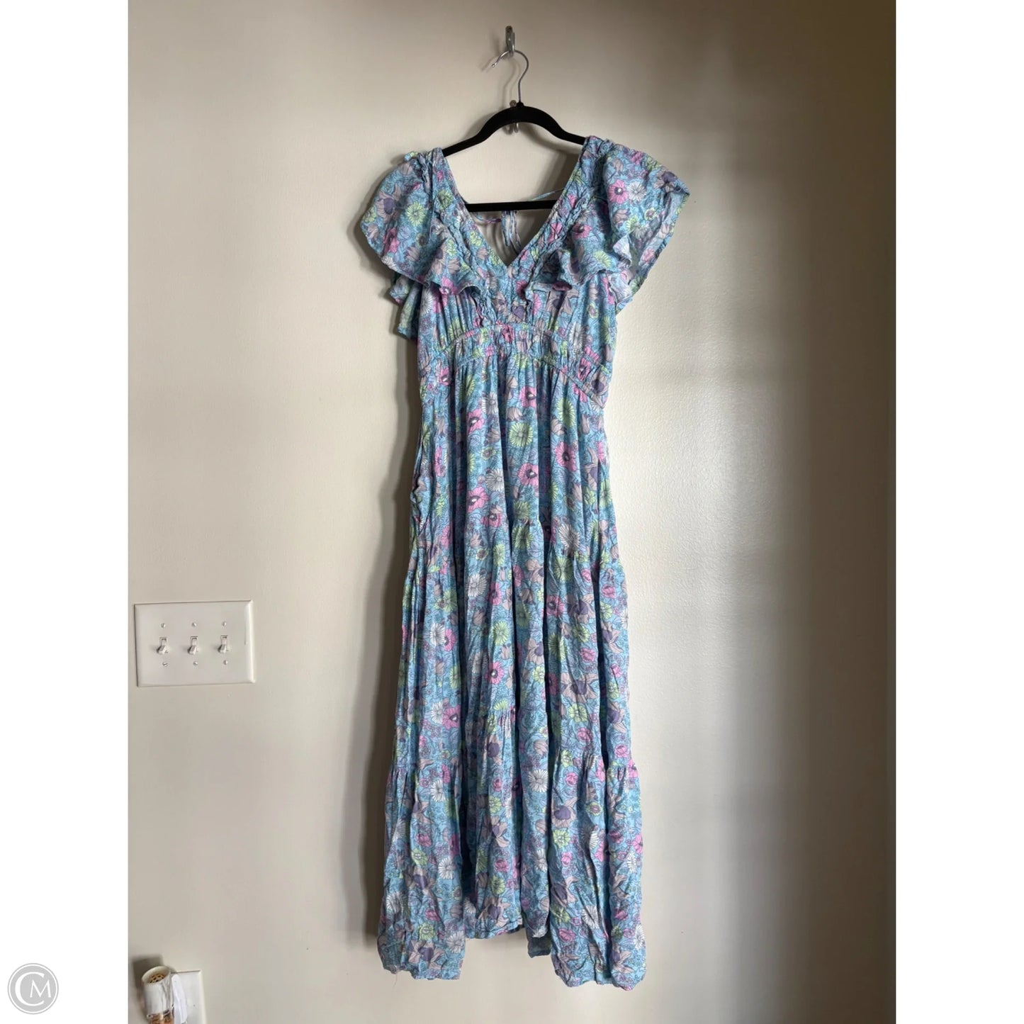Dress Casual Maxi By Impressions In Blue, Size: L