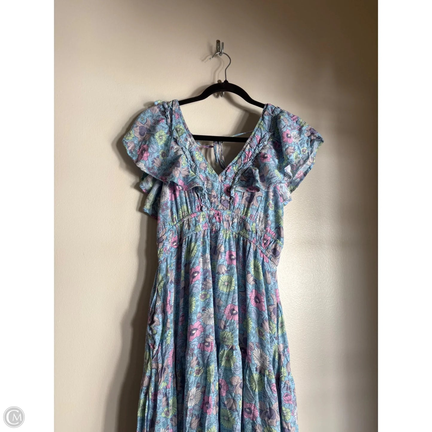 Dress Casual Maxi By Impressions In Blue, Size: L