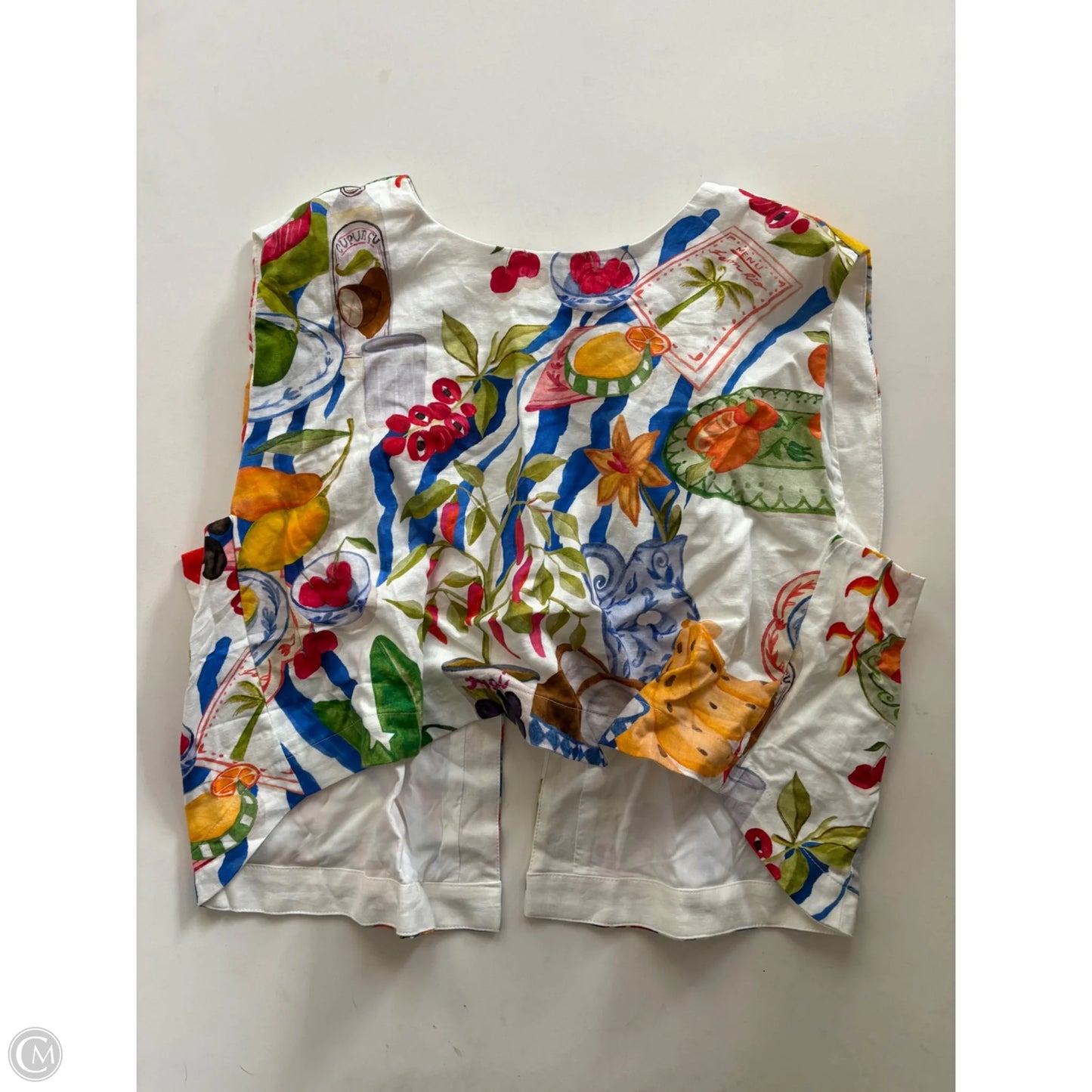 Top Sleeveless By Farm Rio In Multi-colored, Size: L