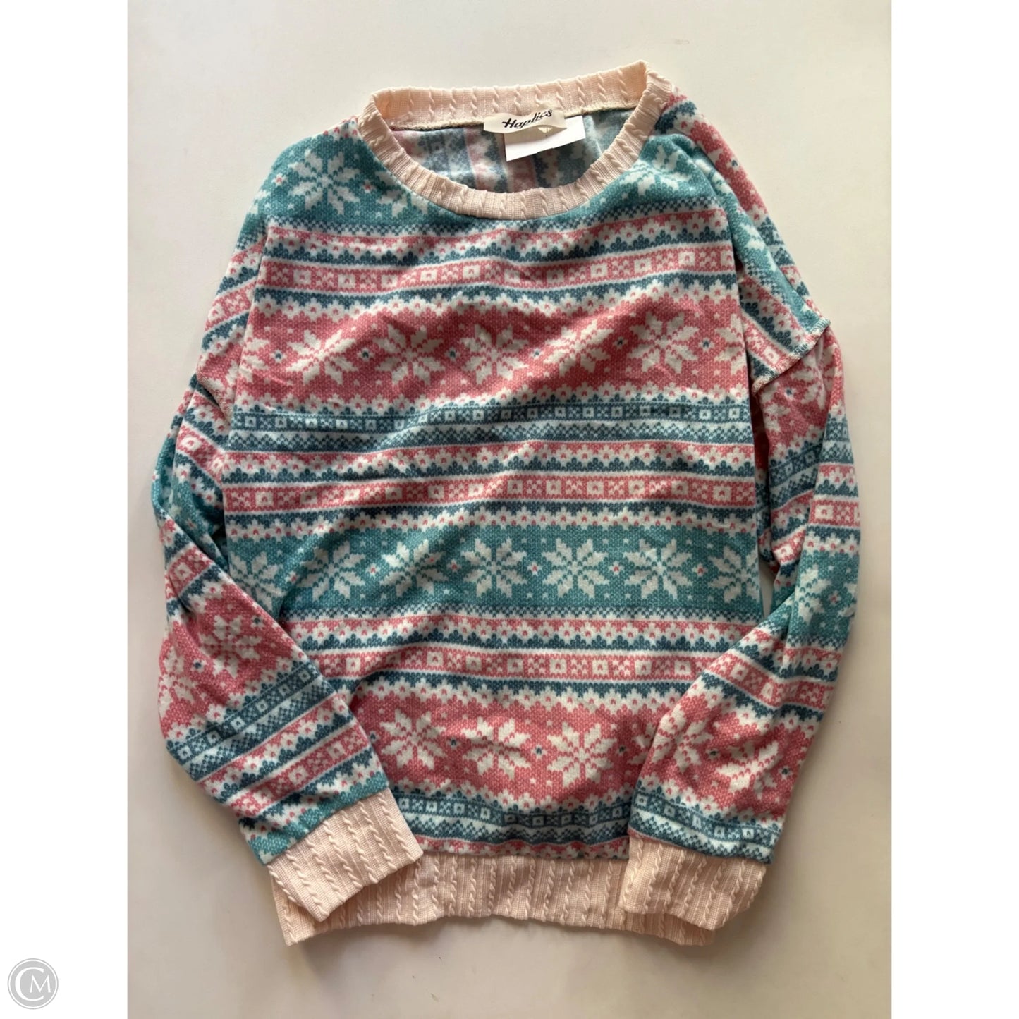 Top Long Sleeve By Haptics In Multi-colored, Size: L