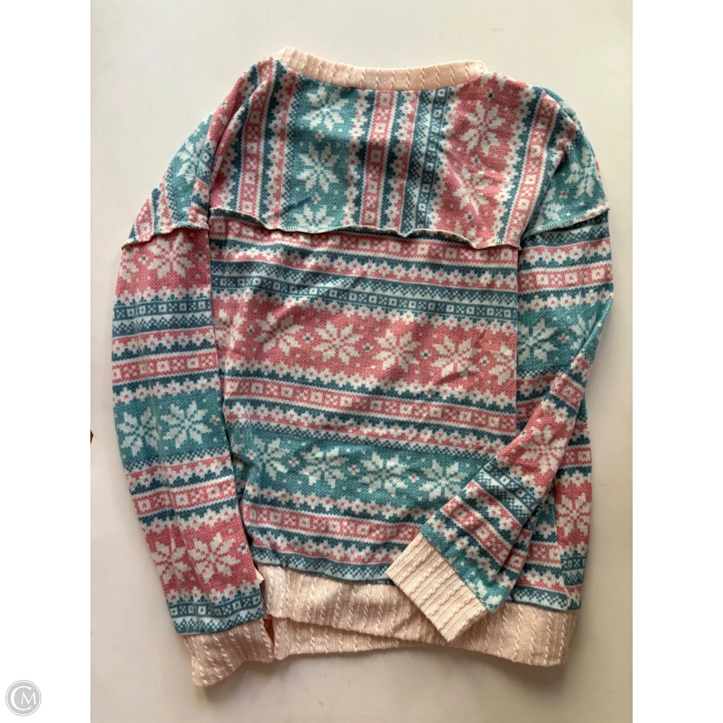 Top Long Sleeve By Haptics In Multi-colored, Size: L