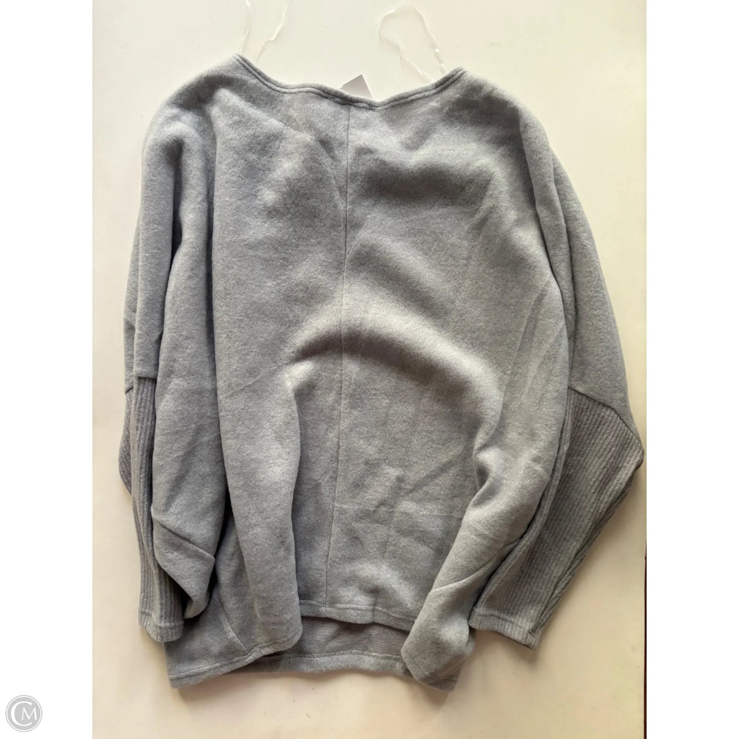 Top Long Sleeve By Charlotte Avery In Grey, Size: M