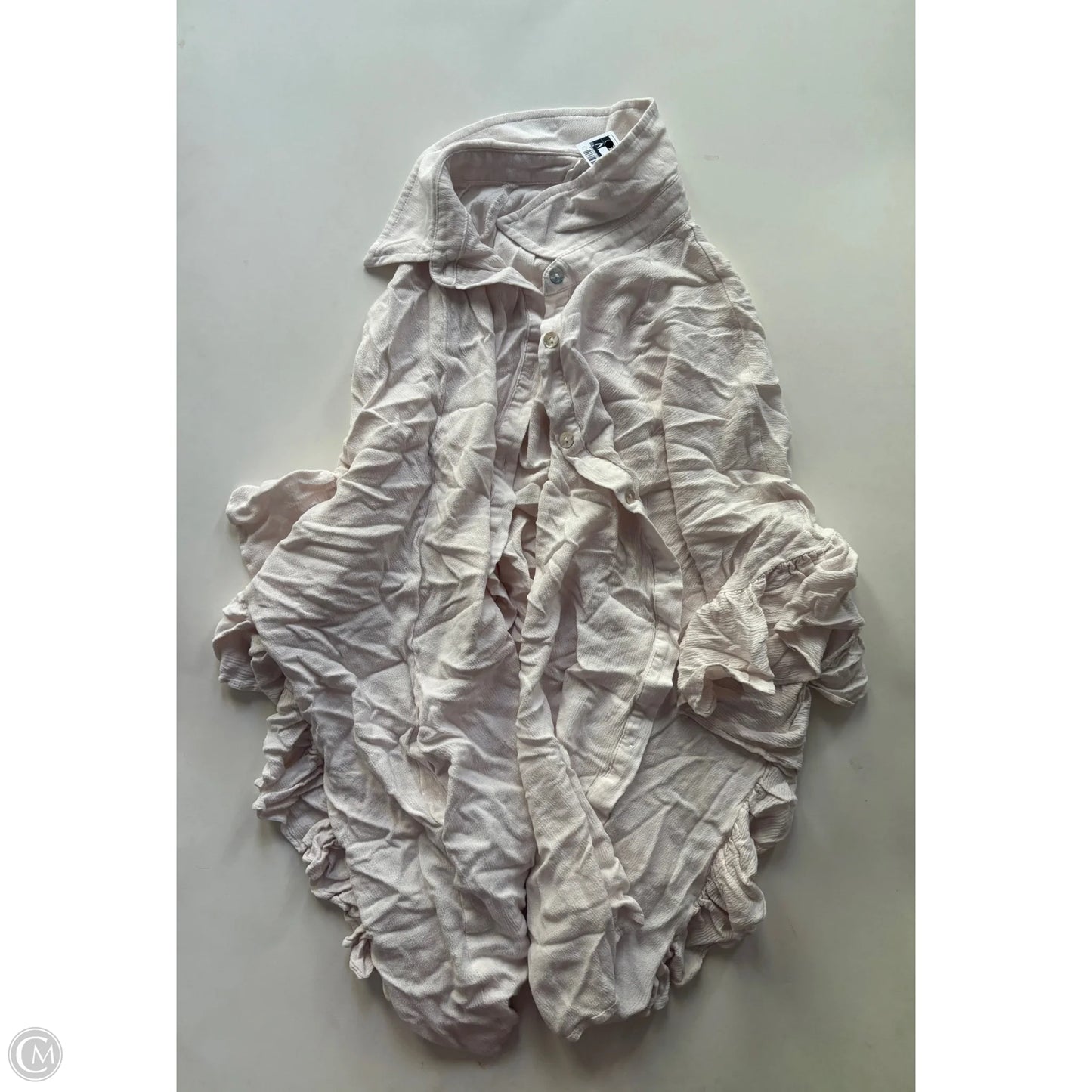 Top Short Sleeve By Heyson In Cream, Size: M