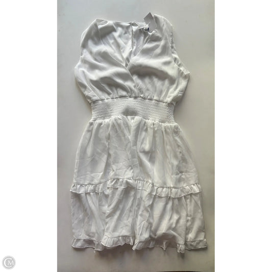 Dress Casual Midi By She + Sky In White, Size: M