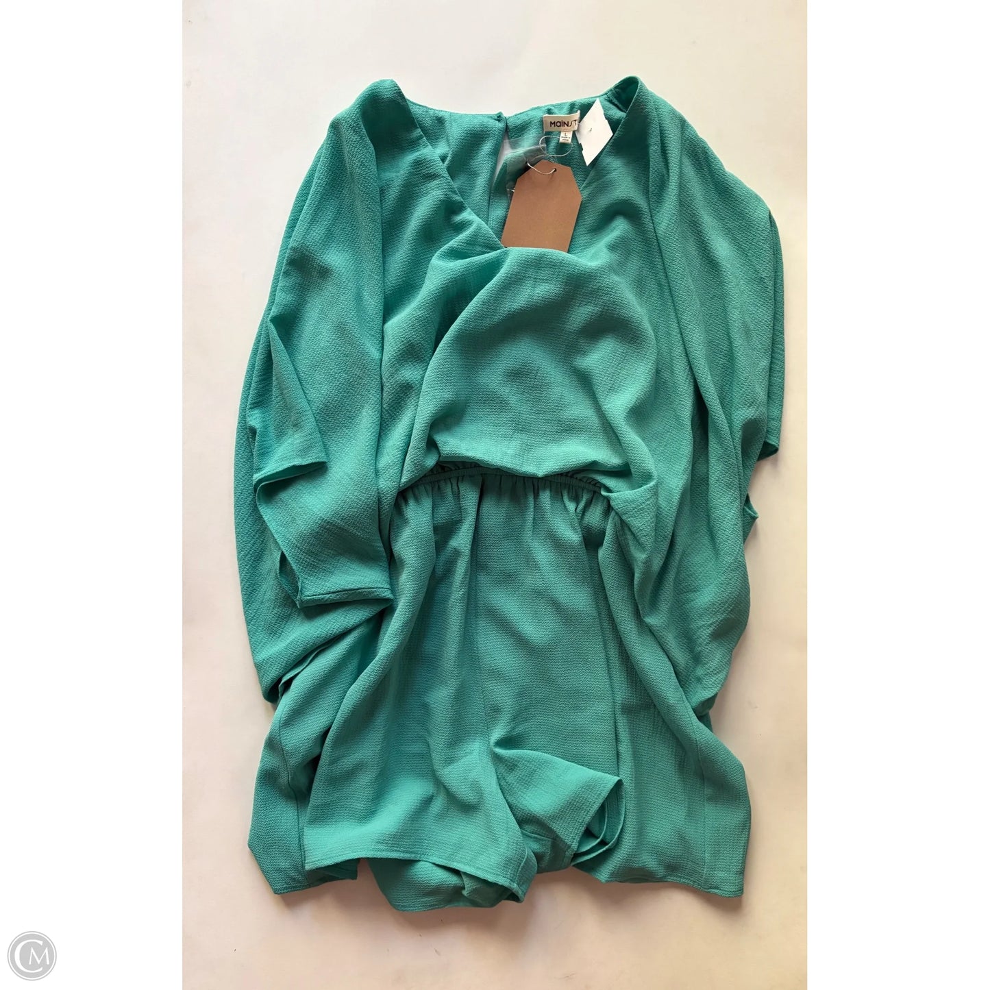 Romper By Main Strip In Green, Size: L