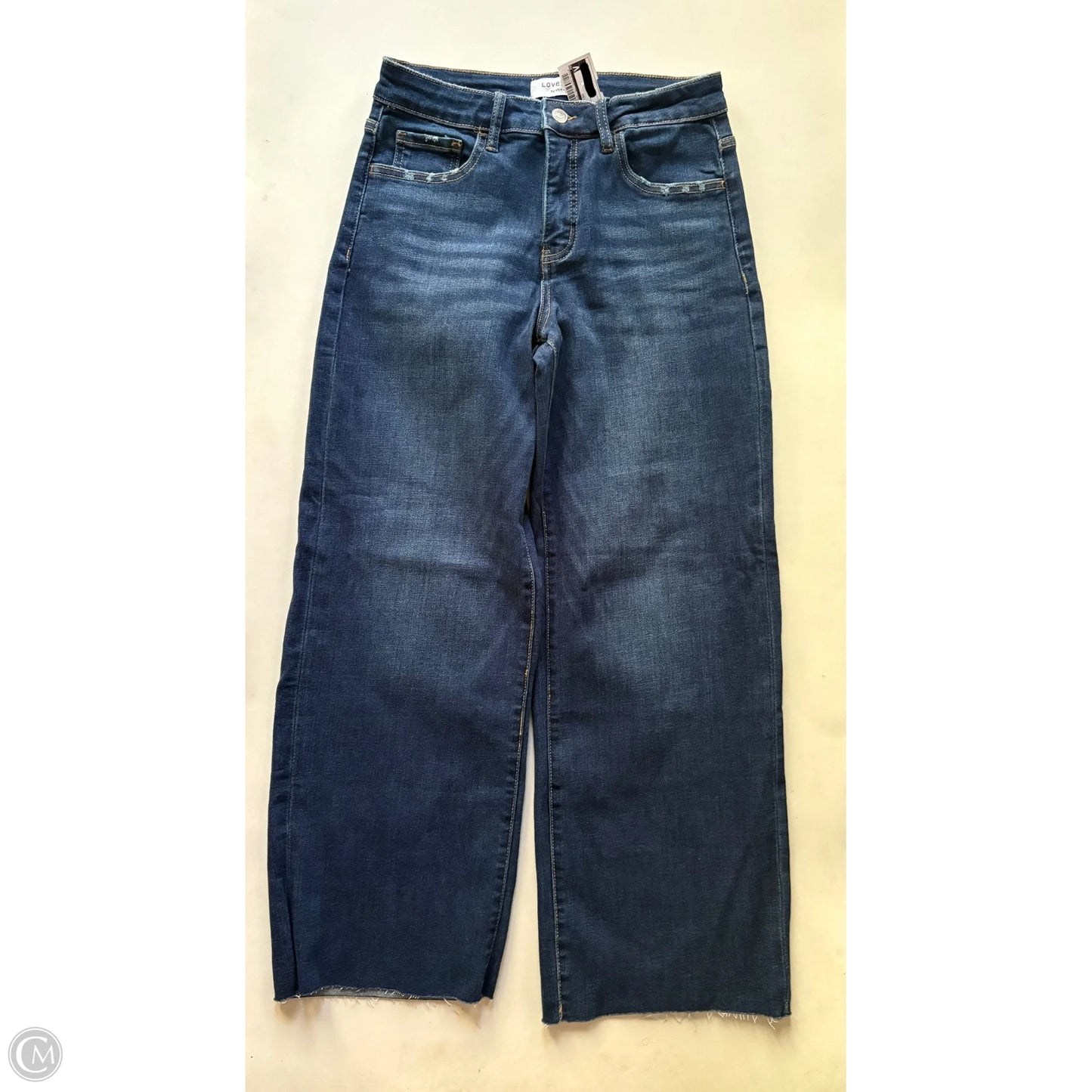 Jeans Wide Leg By Vervet In Blue, Size: 4
