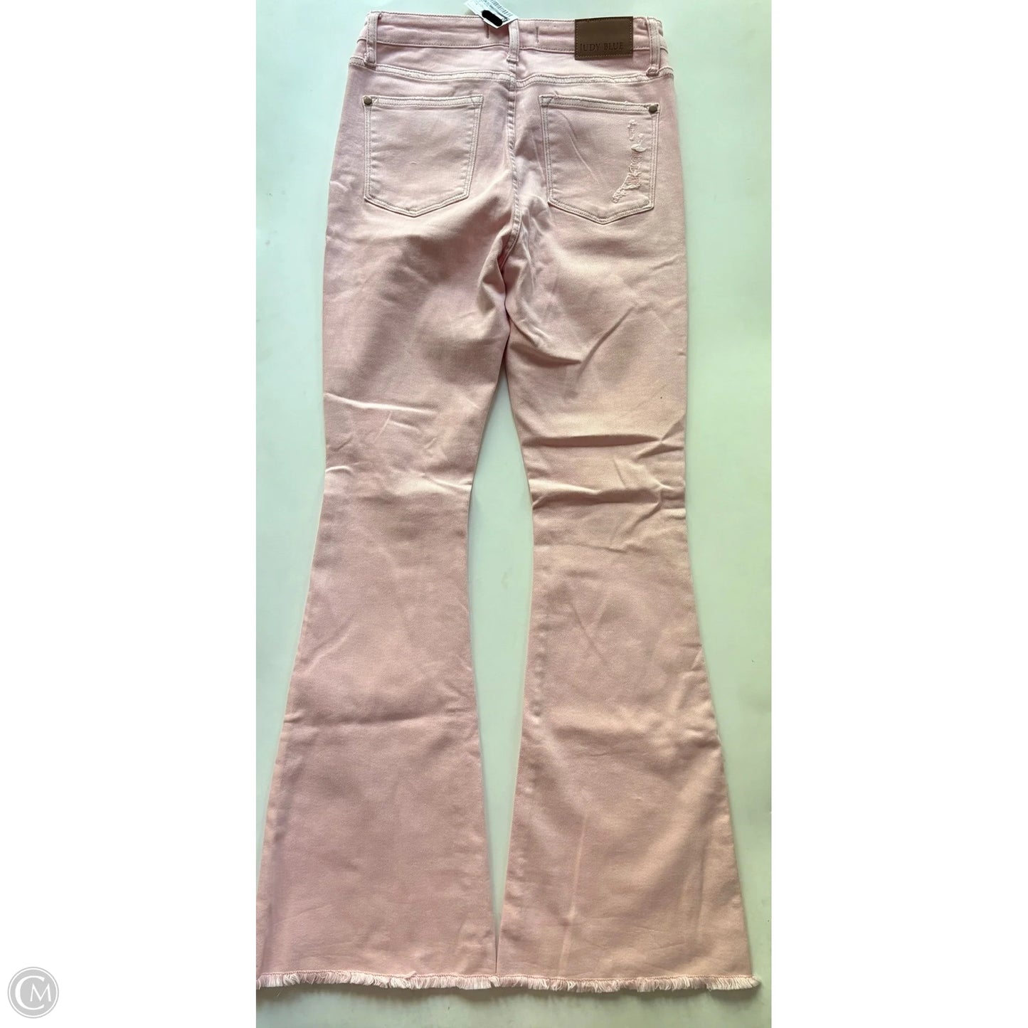 Jeans Wide Leg By Judy Blue In Pink, Size: 6