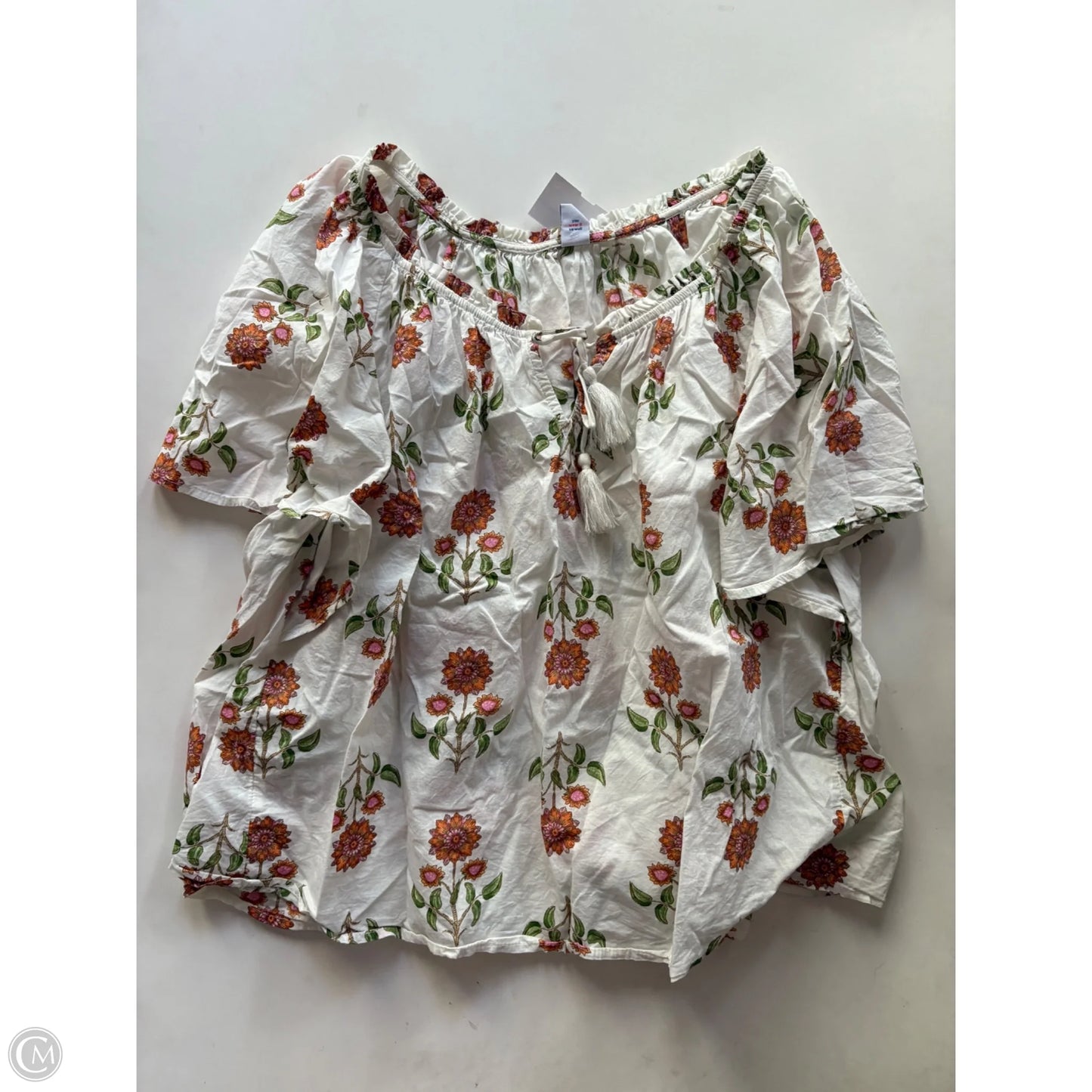 Top Short Sleeve By Old Gringo In Floral Print, Size: 2x