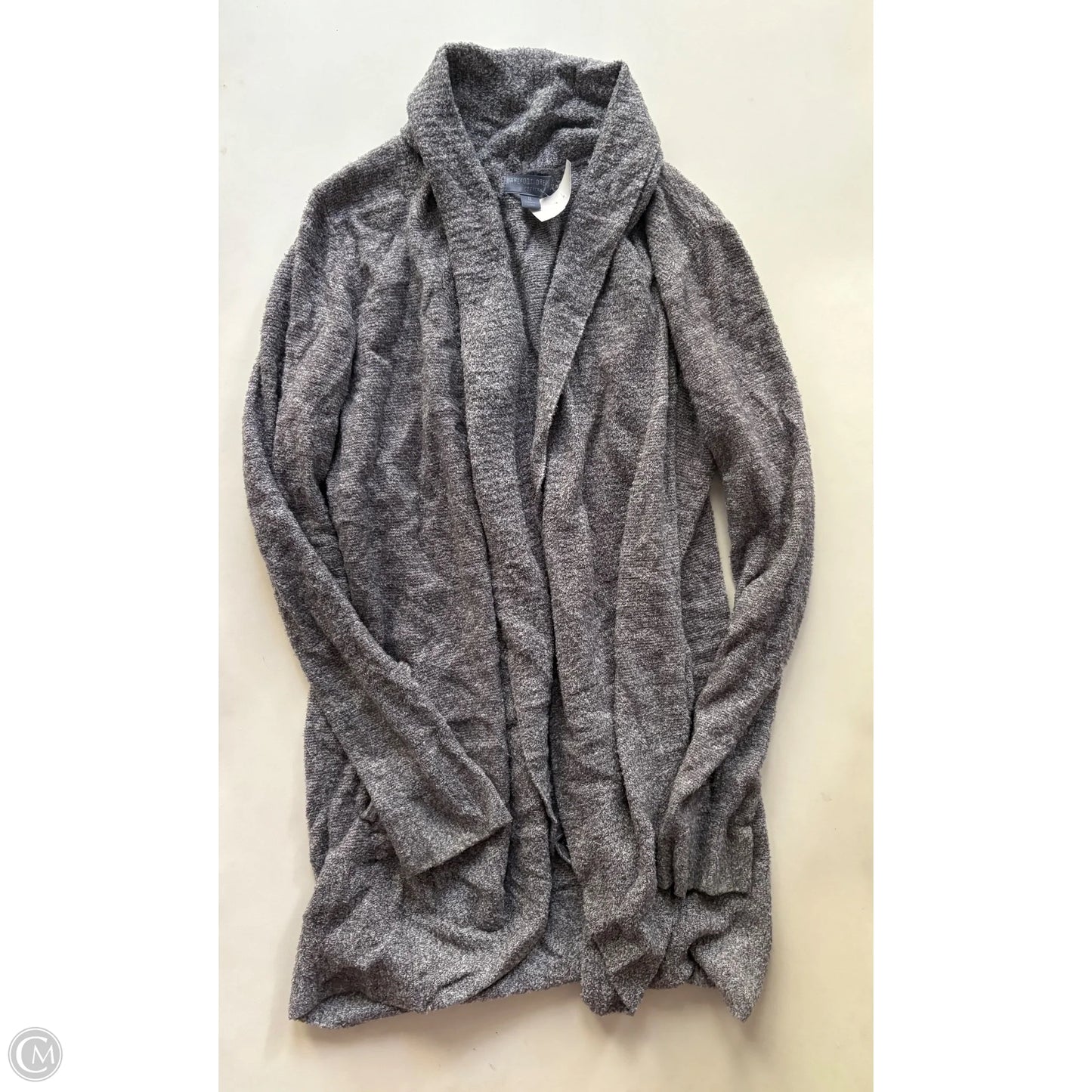 Sweater Cardigan By Barefoot Dreams In Grey, Size: M