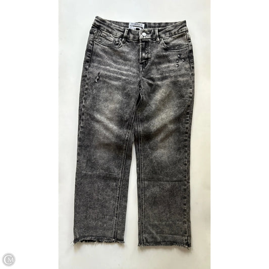 Jeans Wide Leg By Micas In Black, Size: 4