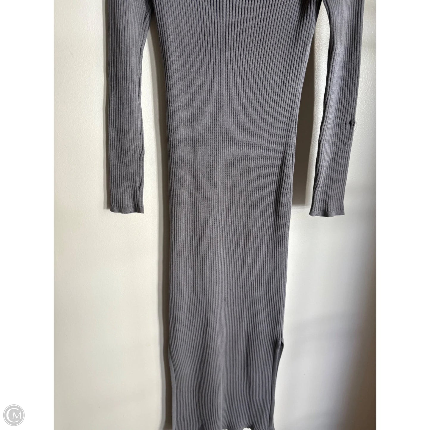 Dress Casual Maxi By Clothes Mentor In Grey, Size: L