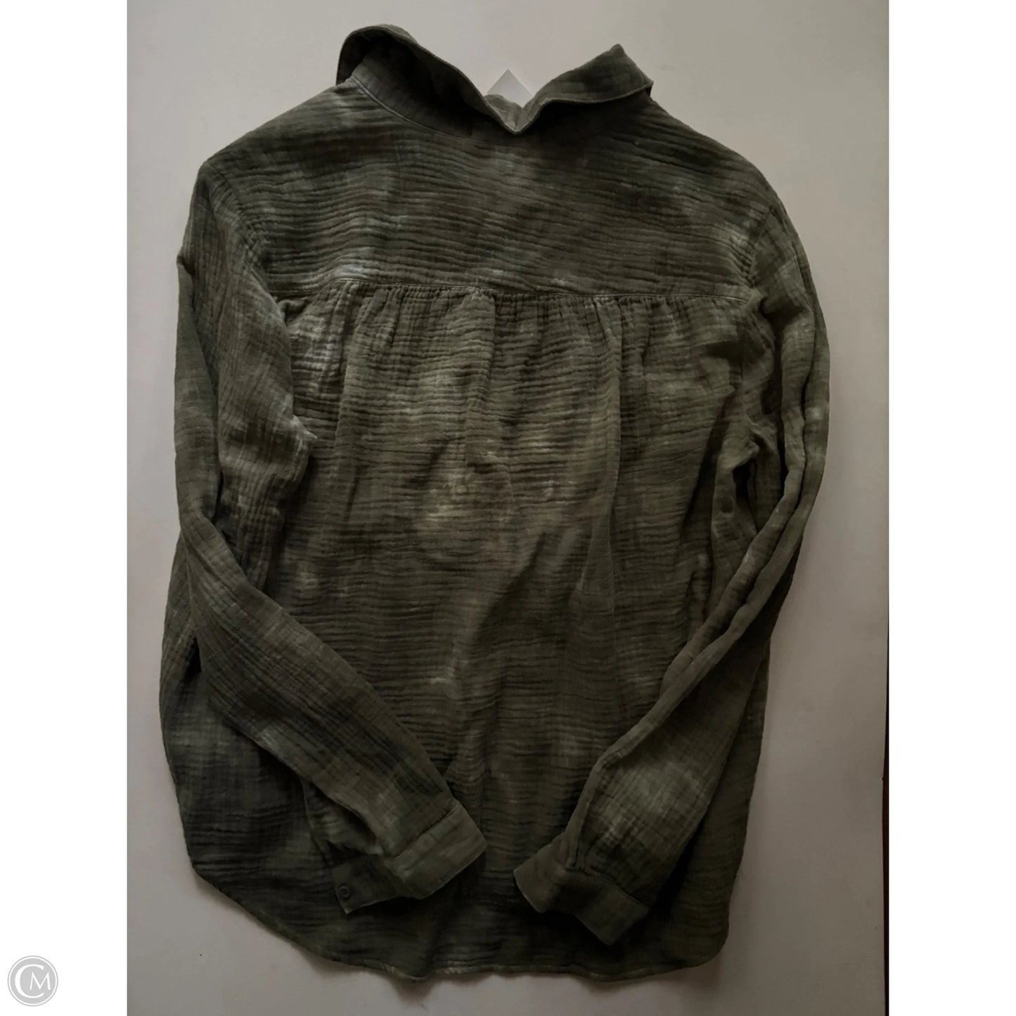 Top Long Sleeve By Cloth & Stone In Green, Size: M