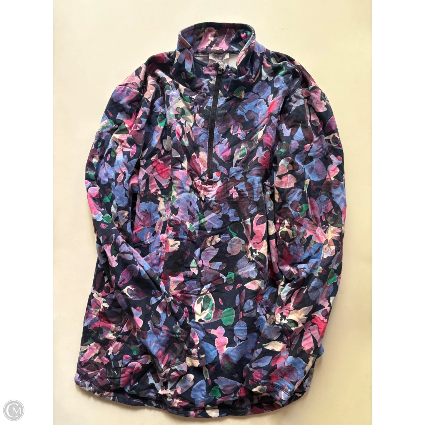 Athletic Jacket By Talbots In Blue, Size: L