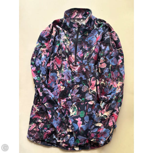 Athletic Jacket By Talbots In Blue, Size: L