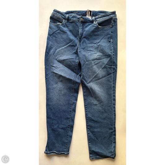 Jeans Straight By Talbots In Blue, Size: 14