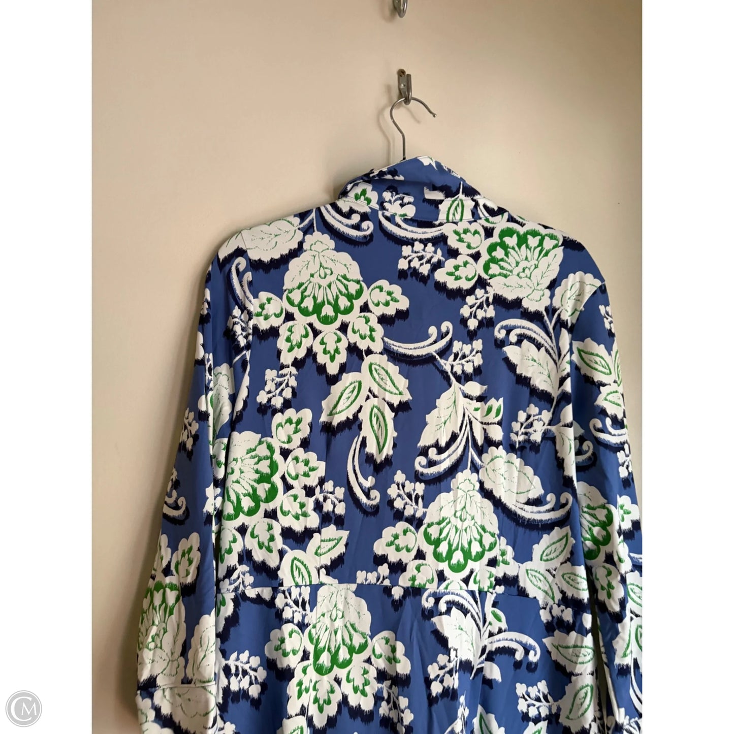 Dress Work By Talbots In Blue & Green, Size: L