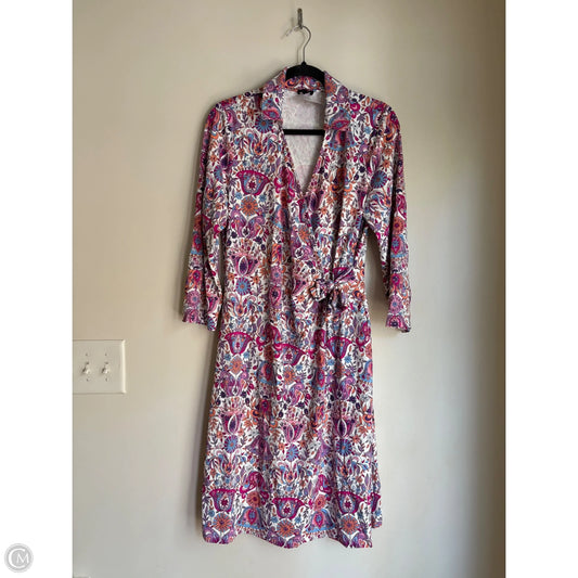 Dress Work By Talbots In Floral Print, Size: L