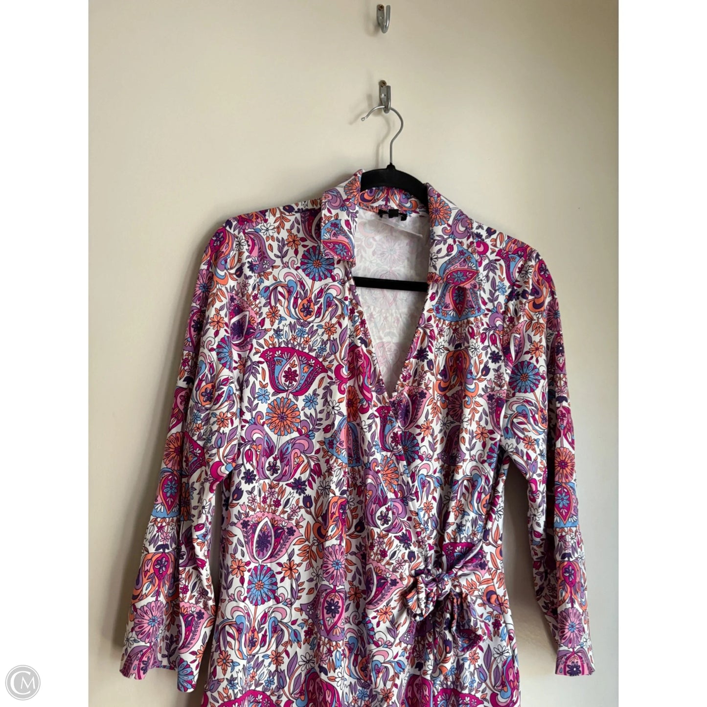 Dress Work By Talbots In Floral Print, Size: L