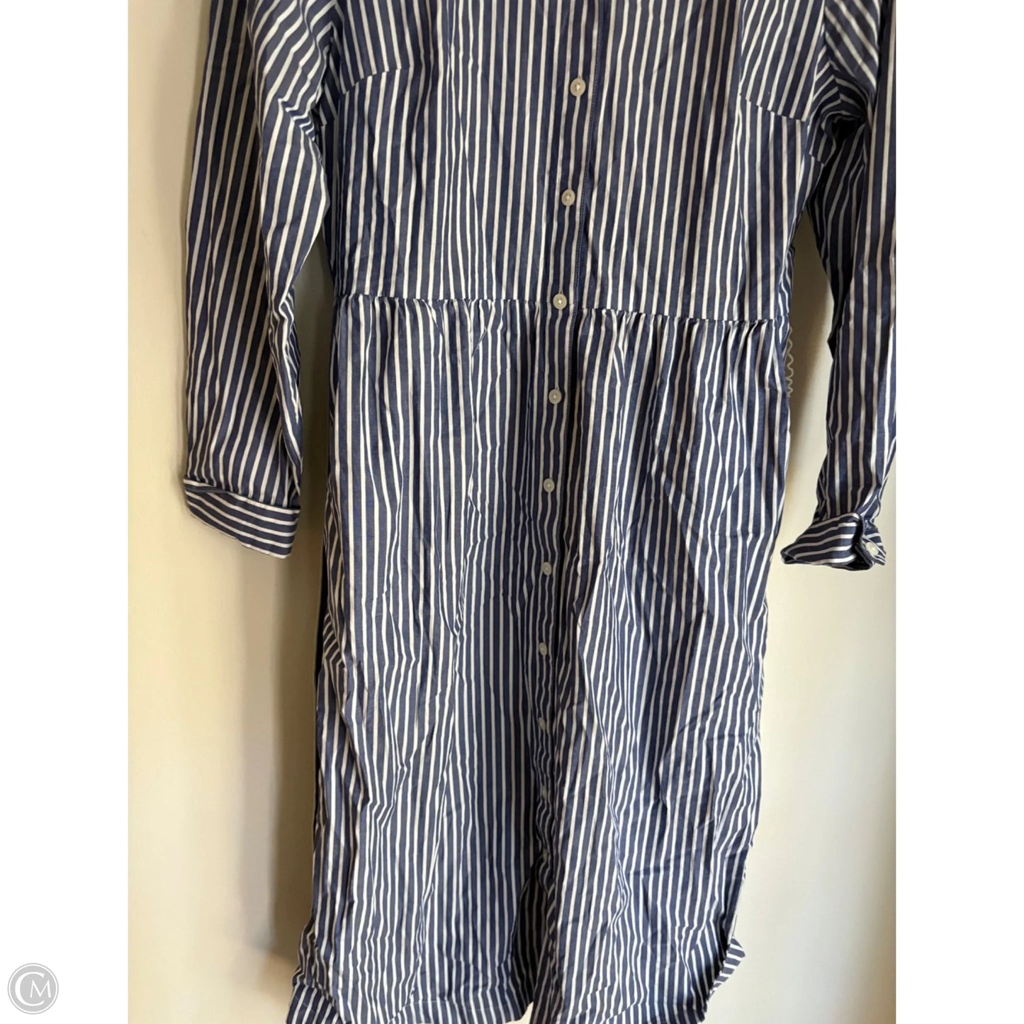 Dress Casual Maxi By J. Crew In Striped Pattern, Size: L